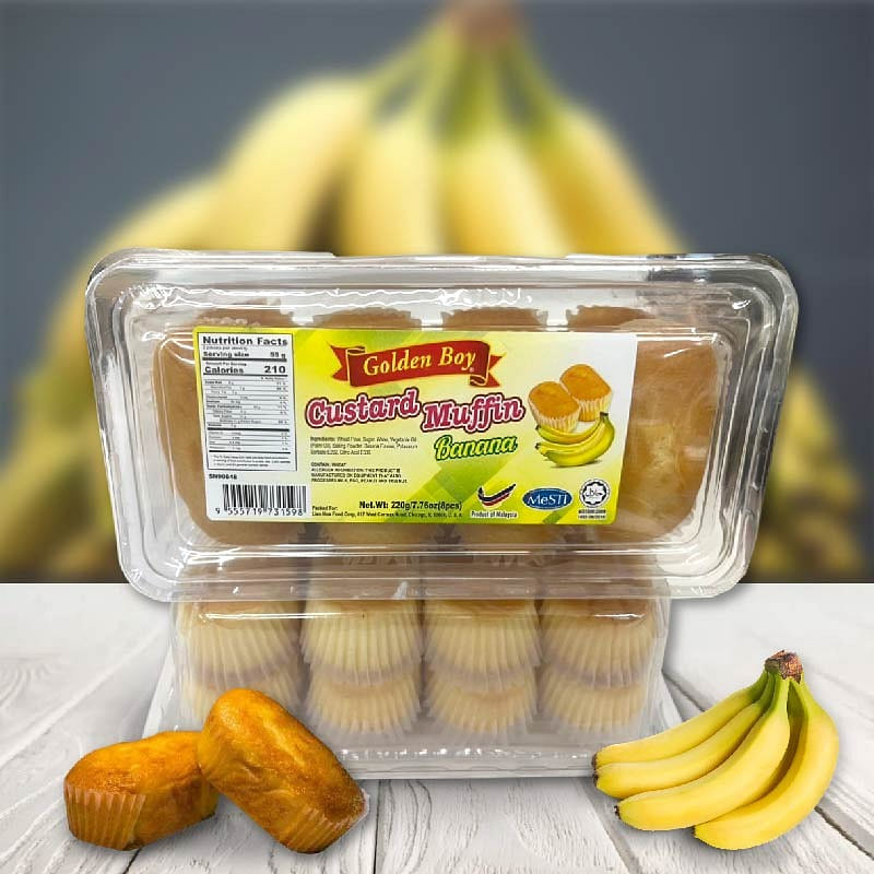 Custard Muffin Banana Flavour 7.76 온스