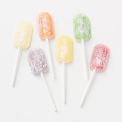Japan MUJI Limited Mixed Fruit Lollipops 6 Sticks 1 each
