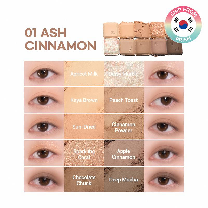 lilybyred Mood keyboard eye shadow palette10.5g#01 1 ส่วน