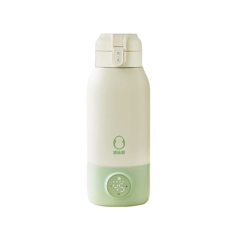 Bebisu Thermostatic Milk Mug Cordless Portable Hot Water Bottle Tune Warm Green 1 ส่วน
