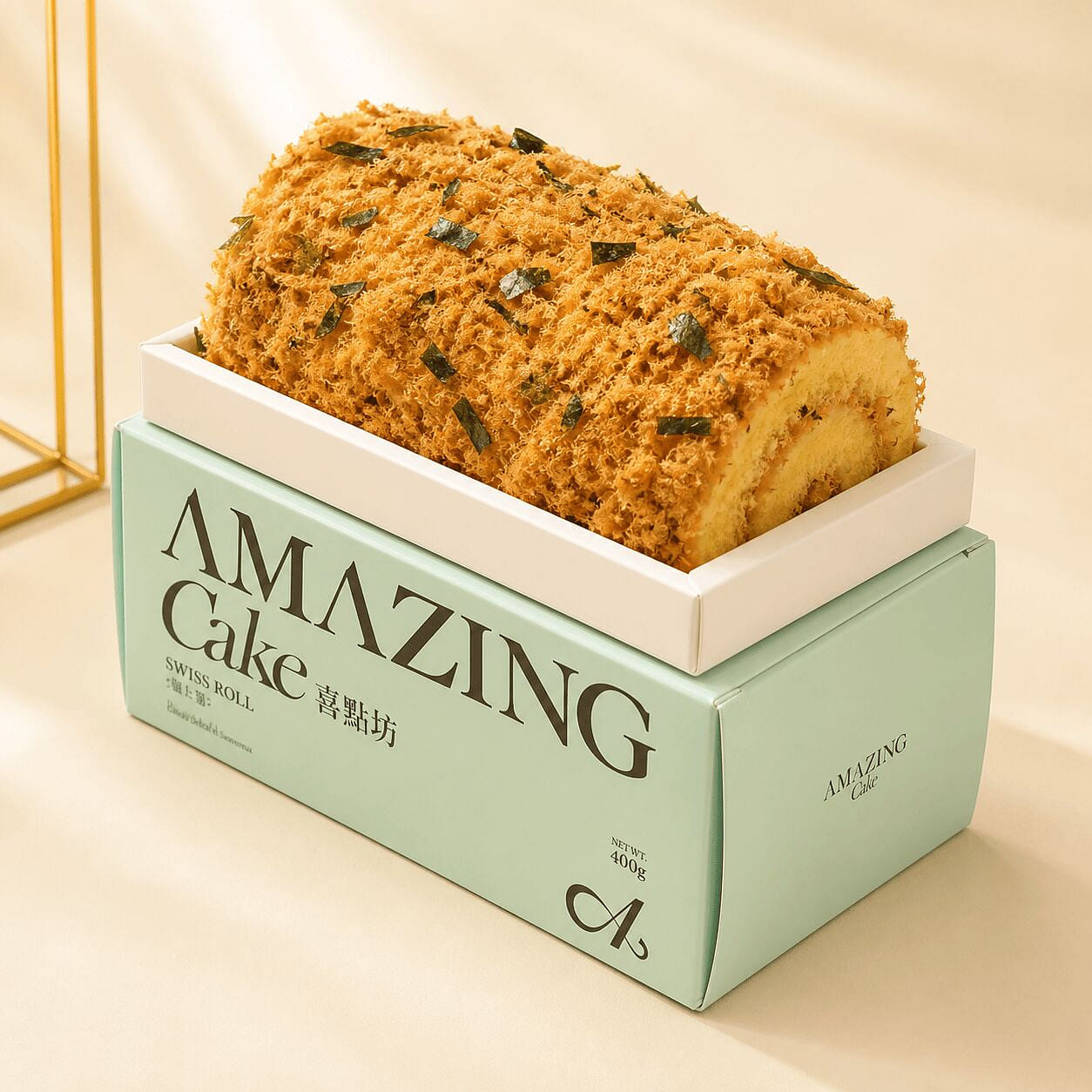 Seaweed and Pork Floss Roll 400 그램