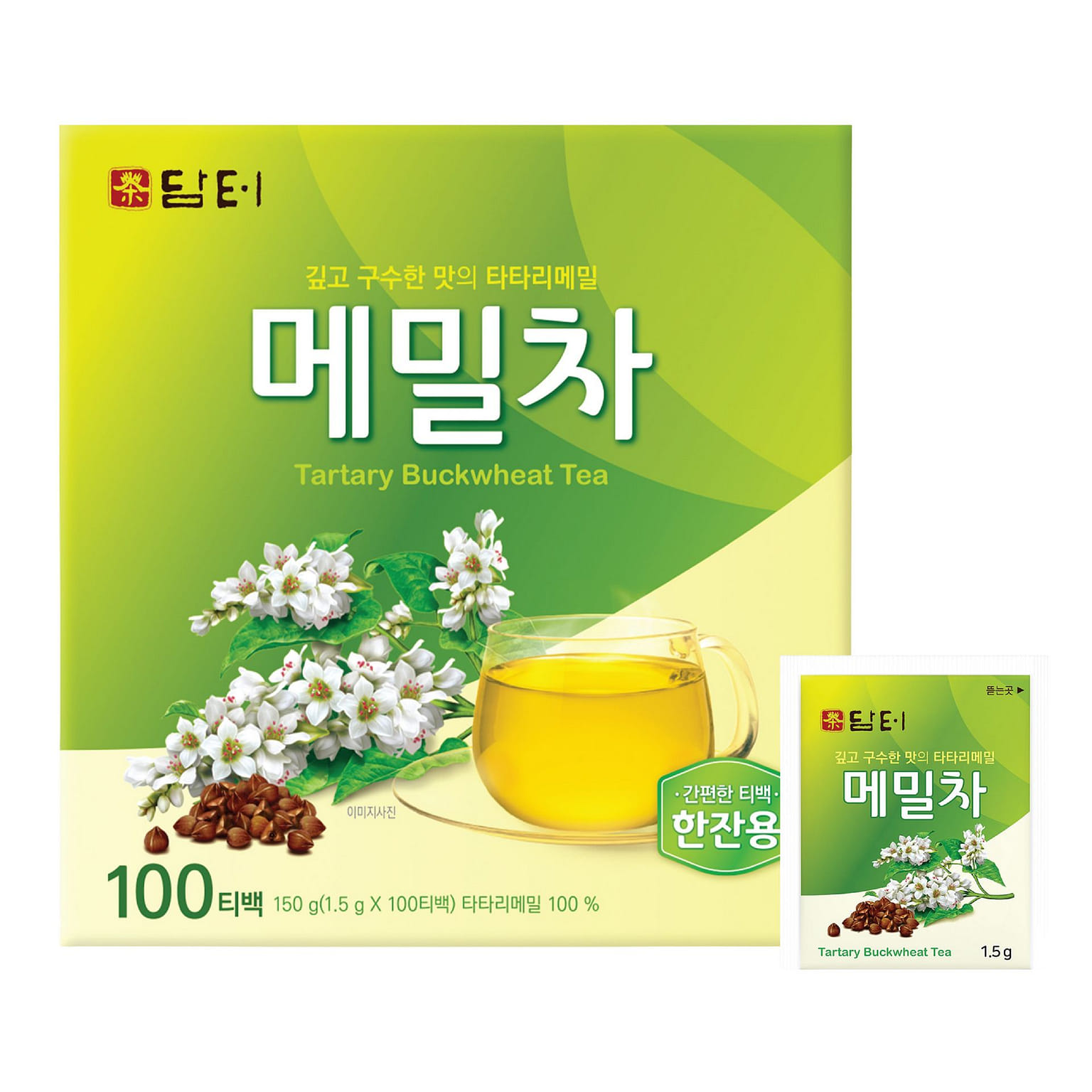 담터 메밀차 티백 100개입 1.5 g