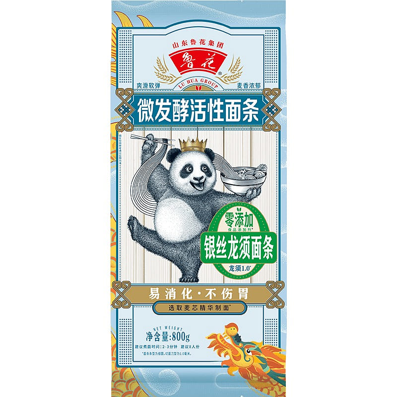 Lu Hua Panda Series Classic Dragon Beard Noodles 1600 g