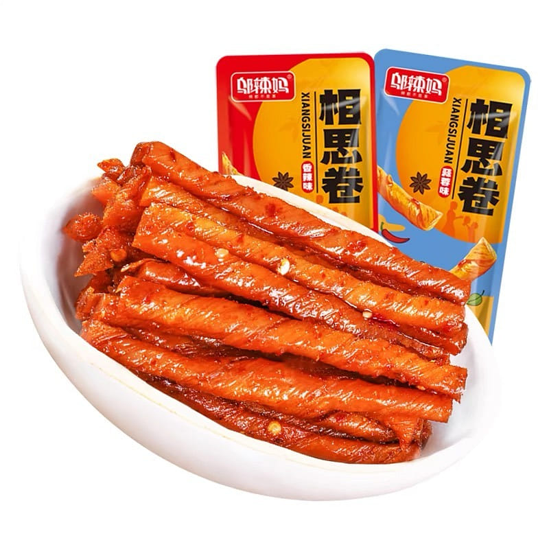 Wu La Ma's Love Roll Spicy 10 Bags 90 กรัม