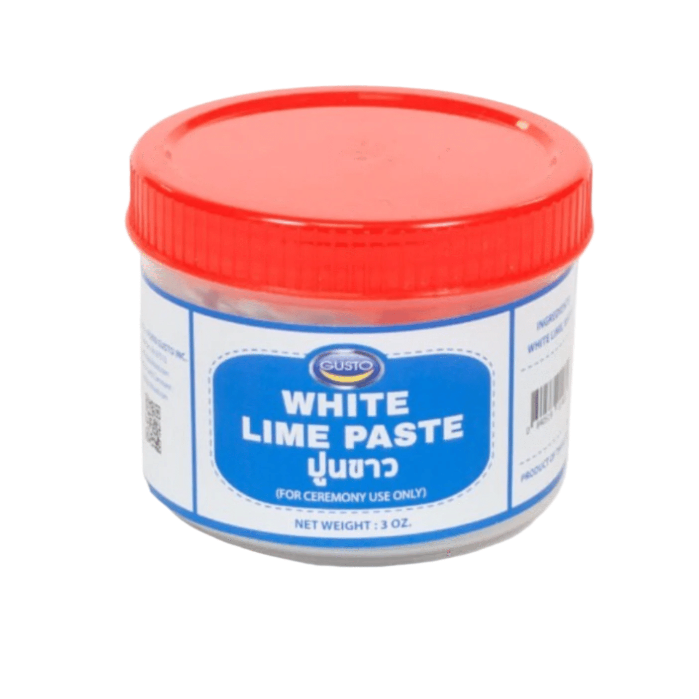 Gusto White Lime Paste 1 each