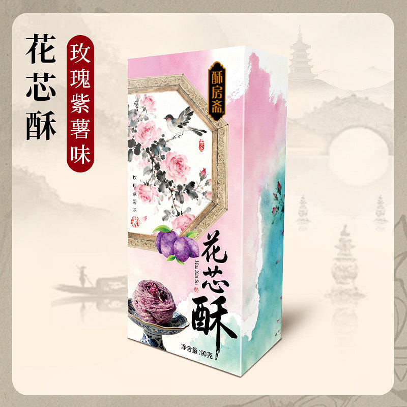 SFZ Flower Dragon's Beard Candy Rose Flavor Snack 90 g