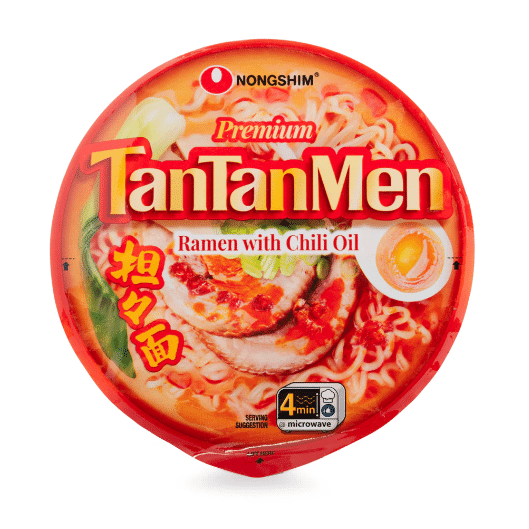 Nongshim Tantanmen Premium Noodle Soup Bowl, Ramen Chili Oil 1 count 1 개