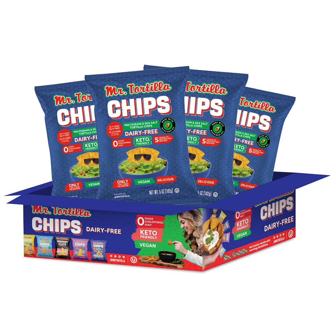 Keto Crunchy Chips 4-Pack Multigrain 1 개