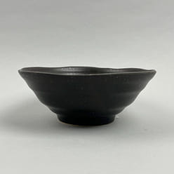 Made-in-Japan Kuroshio Small Soup Noodle Matte Black Bowl 7.2" dia.(20 oz) 1 each