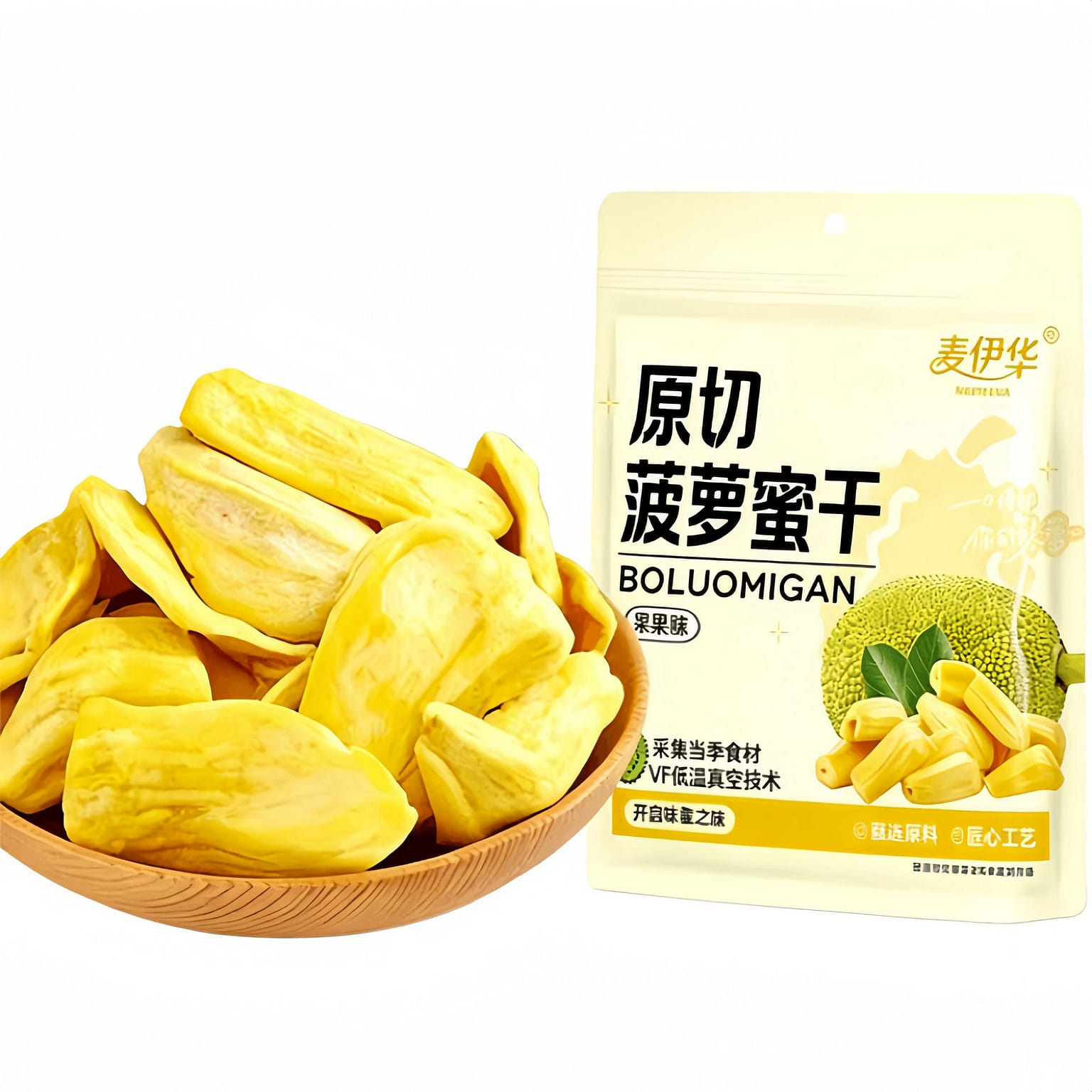 Mai Yihua Whole Dried Jackfruit, 3 Packs 90 g
