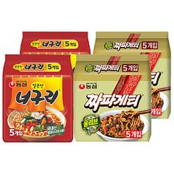 Nongshim - Chapaghetti + Spicy Raccoon Noodles 4 bunch