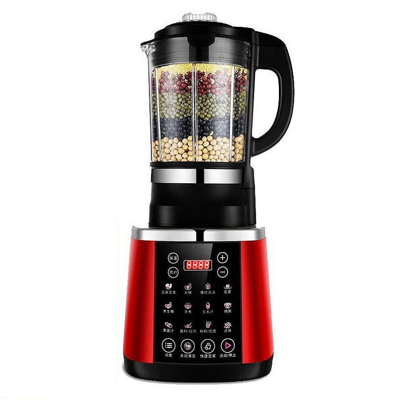 Blender 1.75L Automatic Heating Cooking Machine Red 110V 1 개