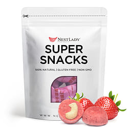 NESTLADY 냉동건조 쓰리베리 새우 핵 10 개입