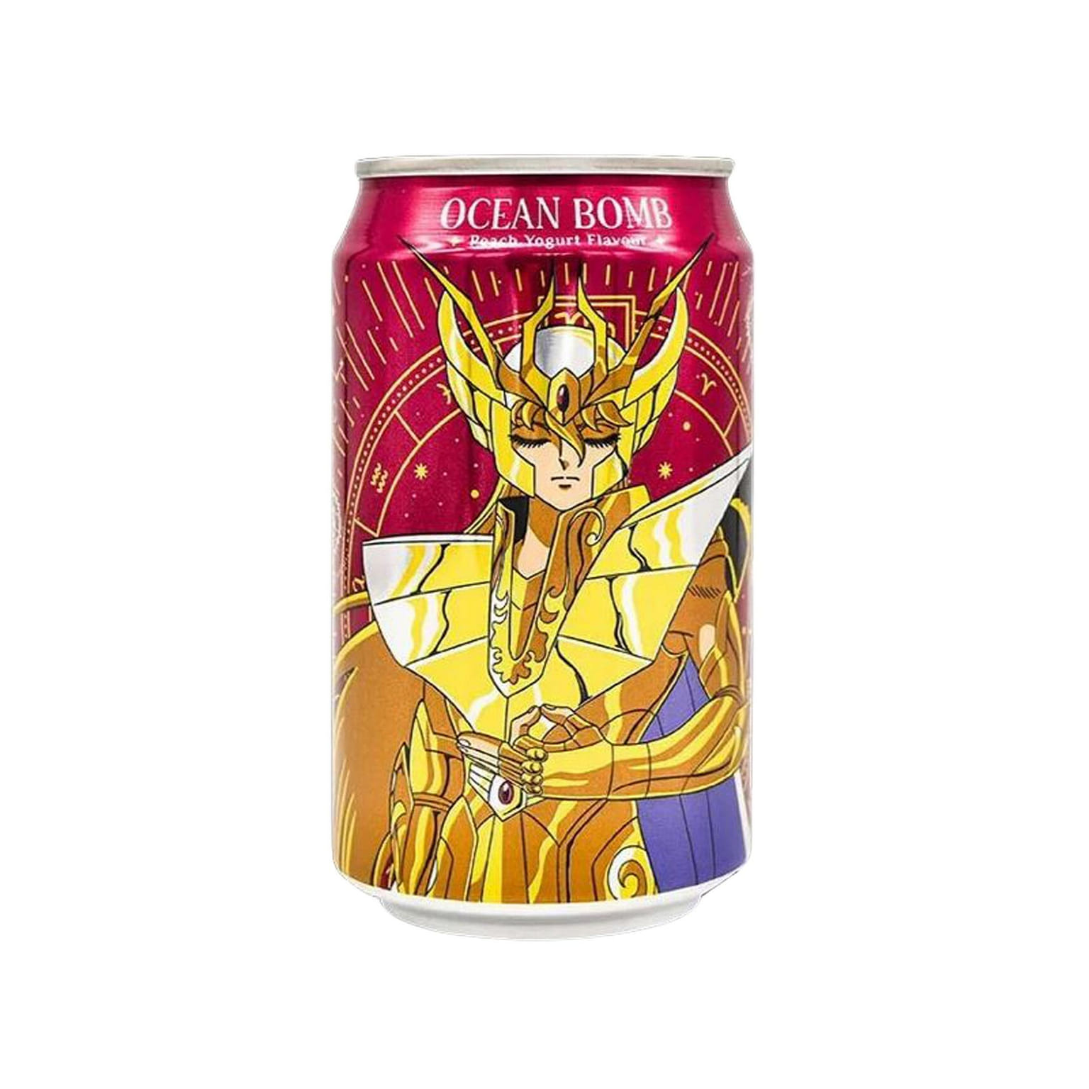 Ocean Bomb Saint Seiya Sparkling Water Peach Yogurt Flavor (Taiwan) 1 個
