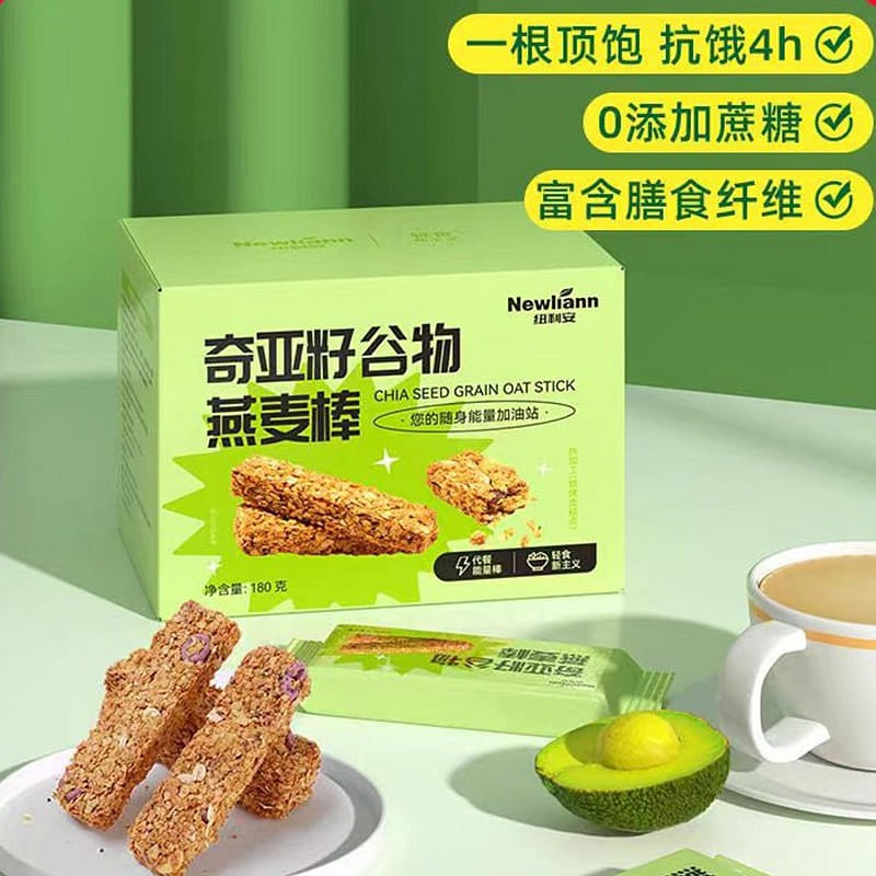 Niu Li An Chia seed cereal granola bars 180g*1 box 180 그램