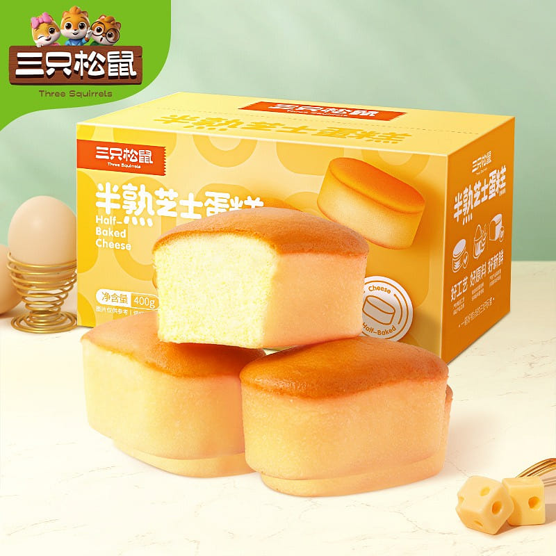 Half-baked cheesecake 400g cheese original flavor 400 กรัม