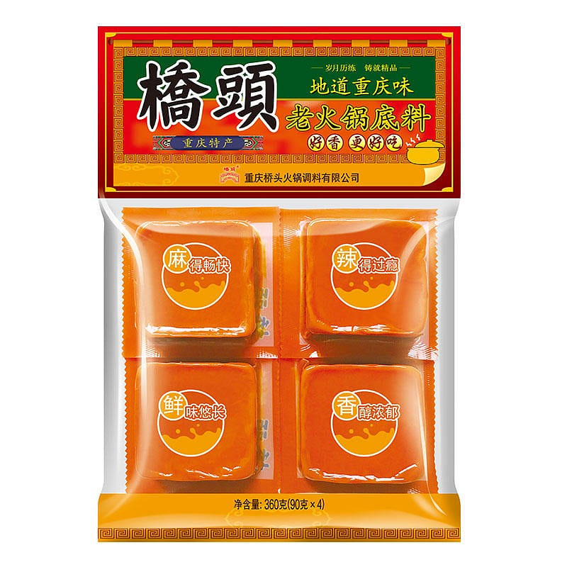 Qiaotou hotpot di Liao Xiao kuai Zhuang 360 กรัม