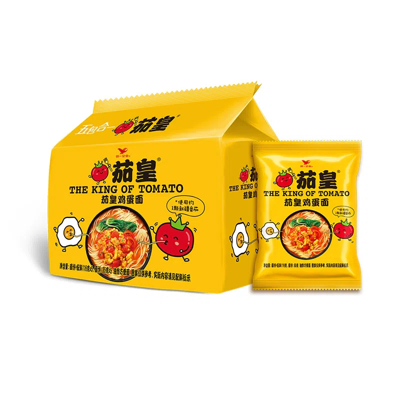 Uni-President King Tomato and Egg Noodles 580g 580 กรัม