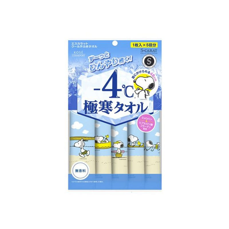 Kose Cosmeport Cool Sweat Wipe Sheet 5 Sheets 1 개