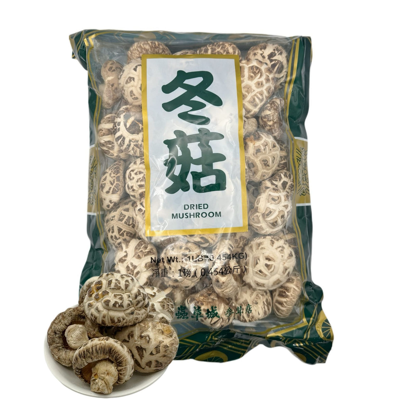 Dried White Flower Mushrooms 16 온스