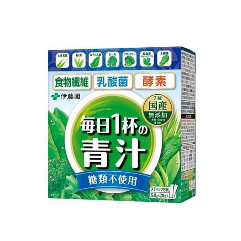 伊藤園 每日青汁 乳酸菌 20袋入 5.0g x 20包 1 份