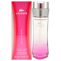 여성용 Lacoste Touch of Pink - 1.6 oz EDT 스프레이 1.6 온스