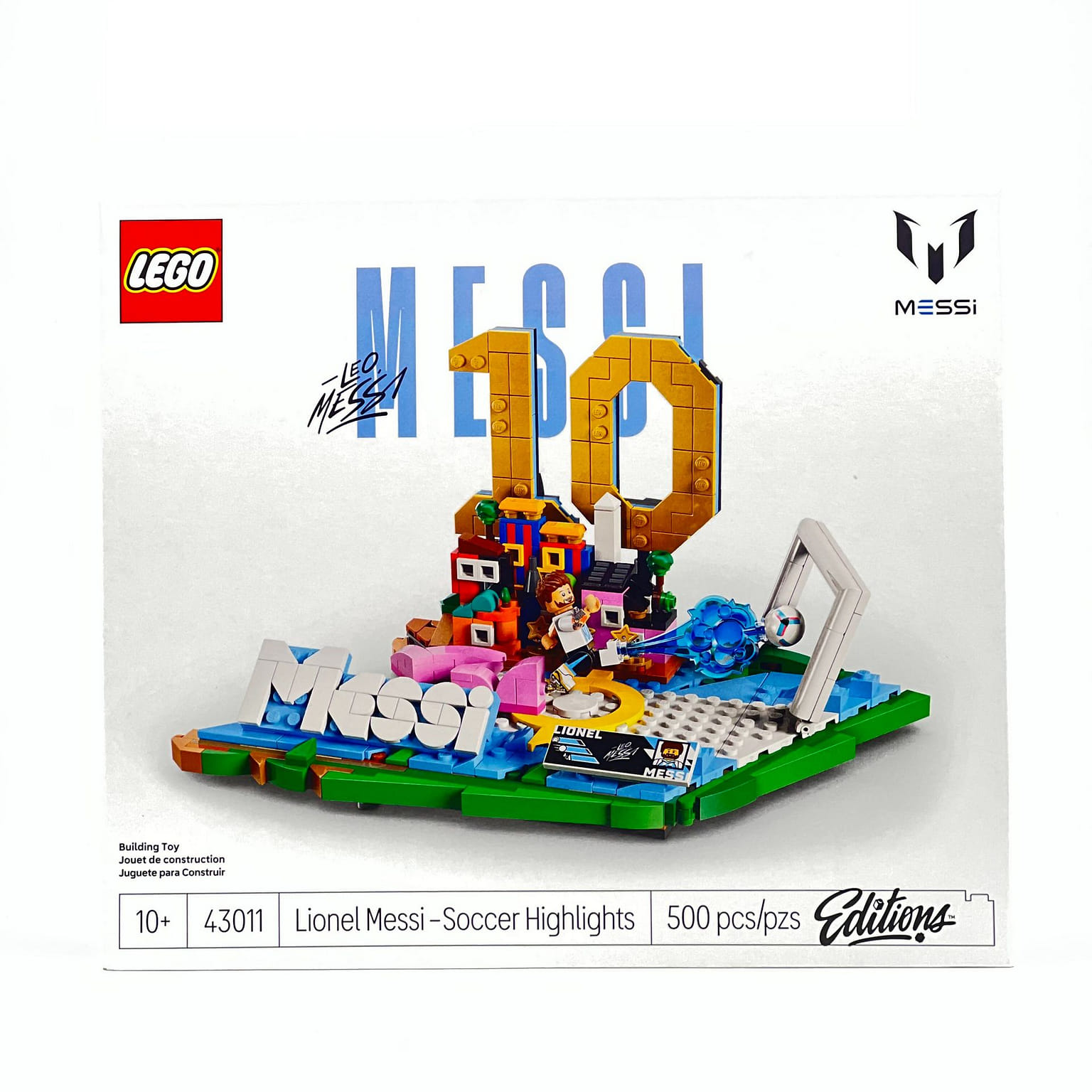LEGO LIONEL MESSI SOCCER HIGHLIGHTS EDITION 500PCS 1 box
