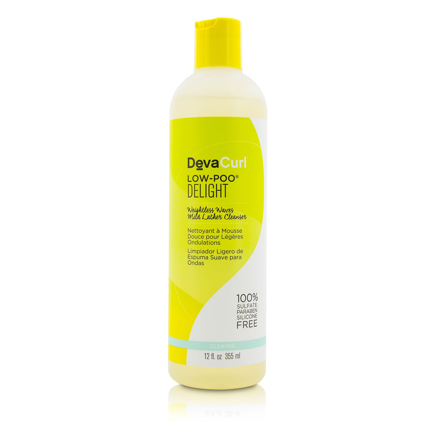 DevaCurl Low-foaming shampoo and cleanser (lightweight and low-foaming - suitable for wavy hair) 355 ml(ミリリットル)