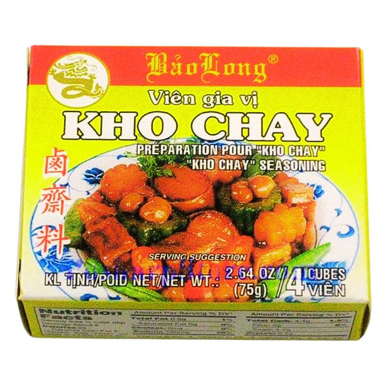 Bao Long Vegetarian Braising Flavor Cubes - 2.64oz 1 ส่วน