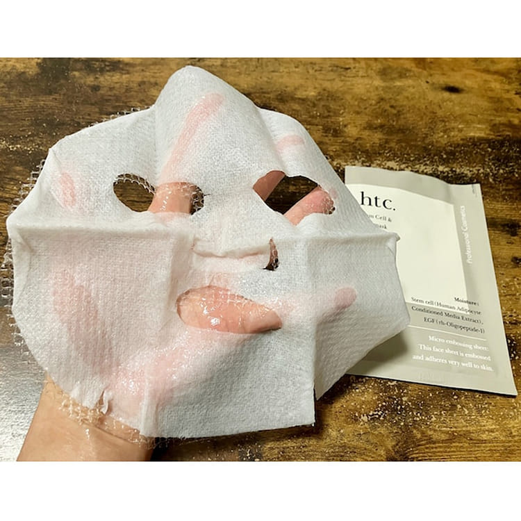 htc. セラムセル&EGFマスク HTC Stem Cell & EGF Mask 10 Sheets Hitokan Niacinamide Hito
