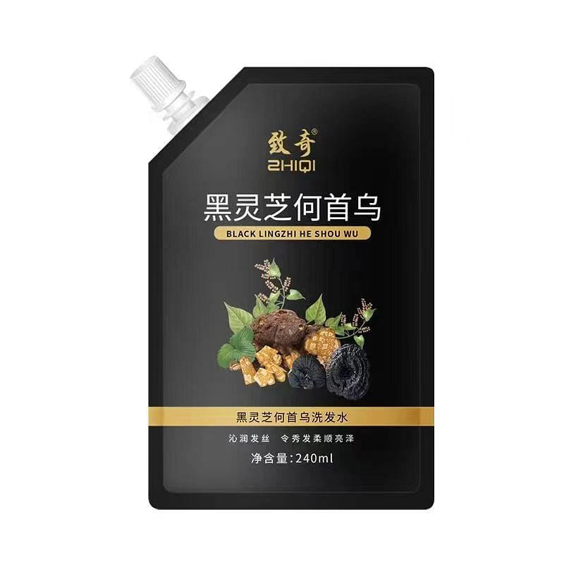 Strange Black Ganoderma Multiflorum shampoo 240ml/ bag 240 밀리리터
