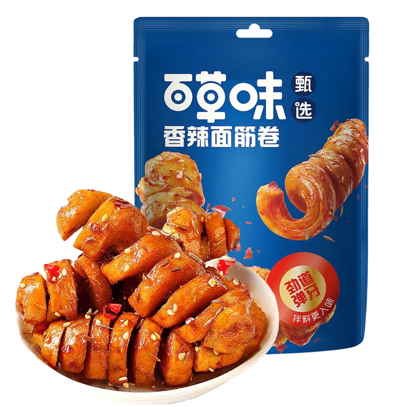 Herbal Spicy Gluten Roll 75g * 1 Bag 75 그램