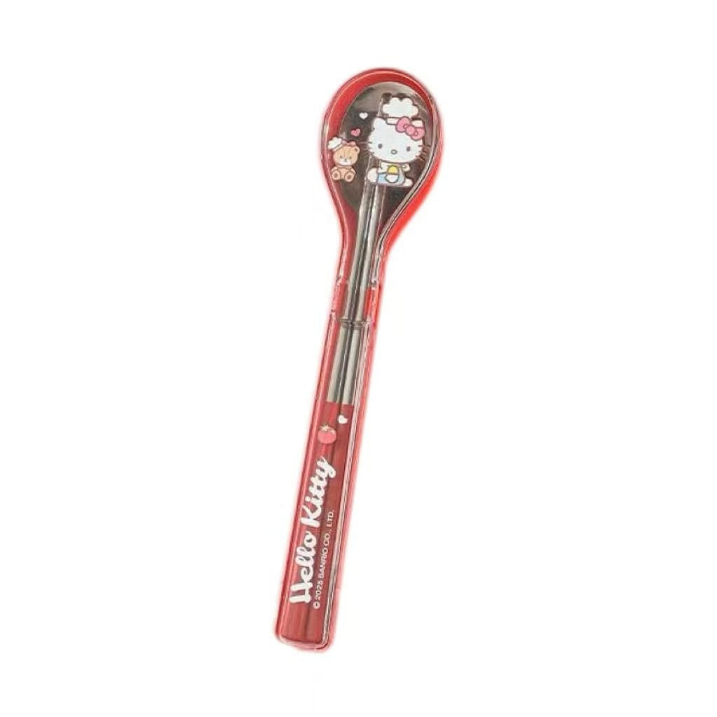 Stainless Steel Chopsticks Spoons Set -Hello Kitty 1 count