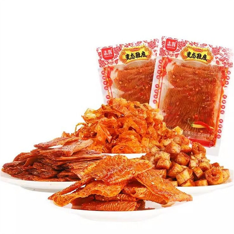 Zhi Hui Shoe Shoe Spicy Treaty 10 Pack Mixed Explosive Spicy Snacks Bean Skin Sp 10 개