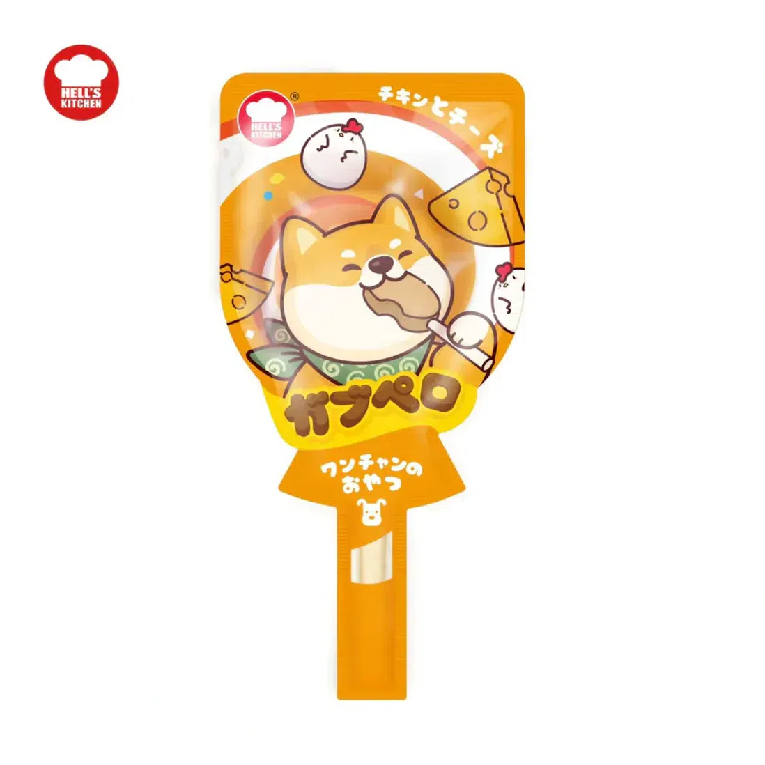 【HELL'S KITCHEN】Dog Treat Lollipop - Chicken & Cheese 23g 1 개