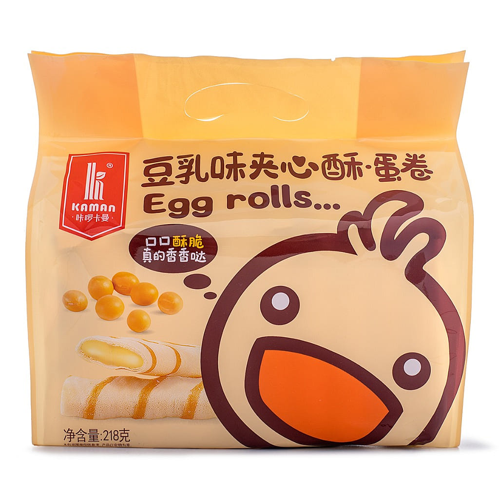 Kaman Crispy Egg Roll, Soybean Milk Flavor 218 g