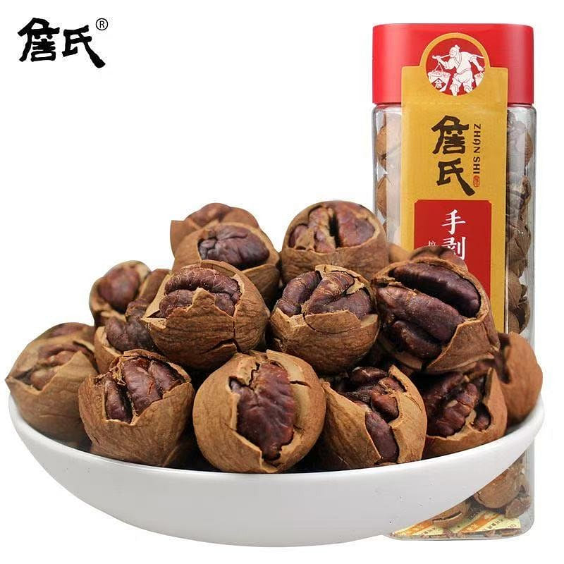 Zhan's hand-peeled pecan has a creamy taste of250g 1 can