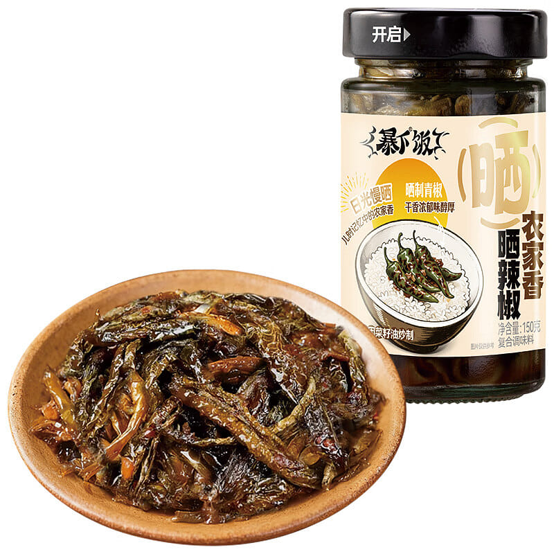 지샹주 항아리 숙성 고추 150g 밥반찬 농가 스타일 고추장 150 그램