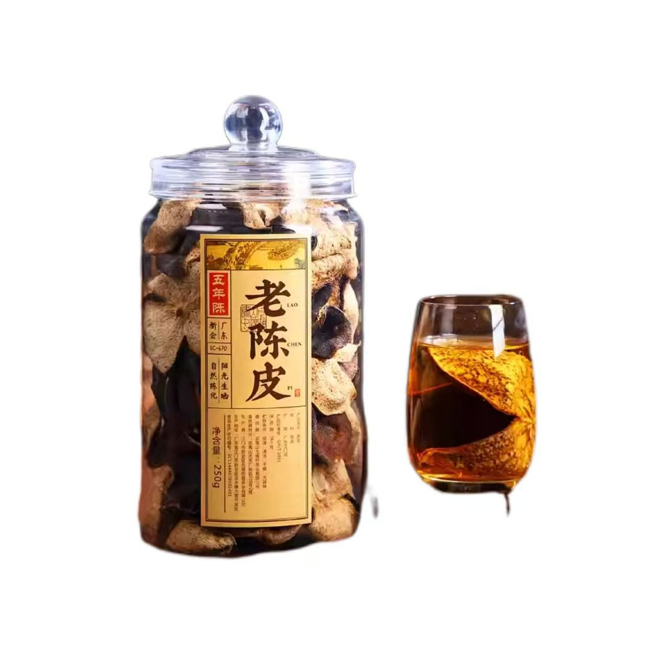 新會五年陳皮250g*1罐 250 克