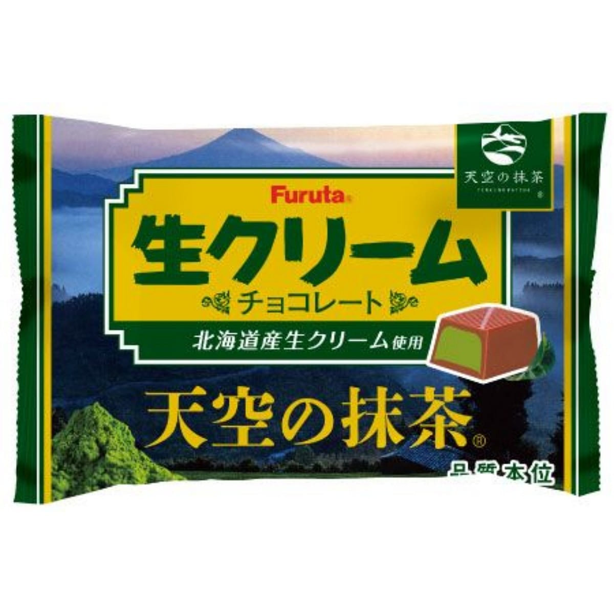 Furuta Fresh Cream Chocolate Matcha 114g 1 pack