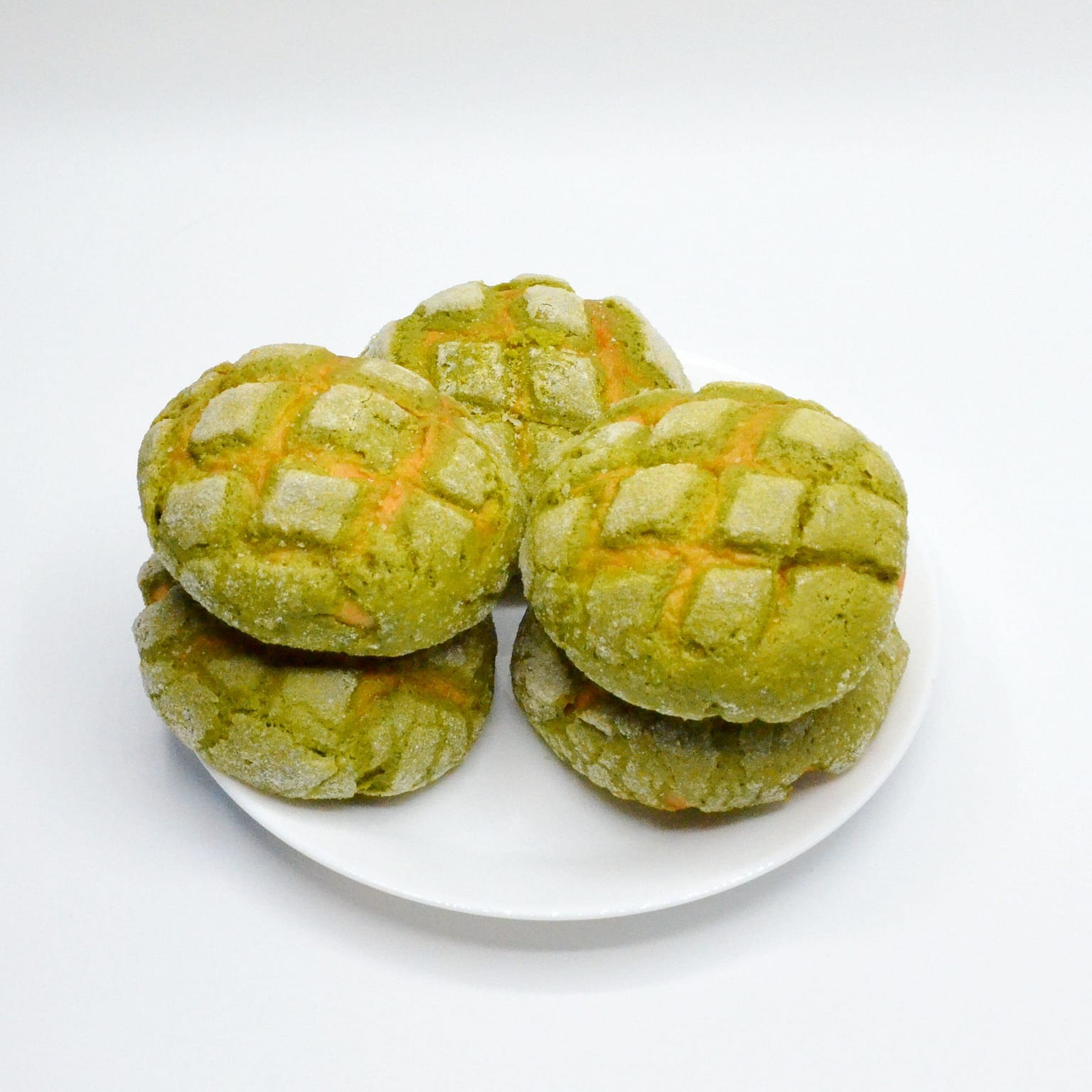 Japanese Mini Green Tea Melon Pan 5 count