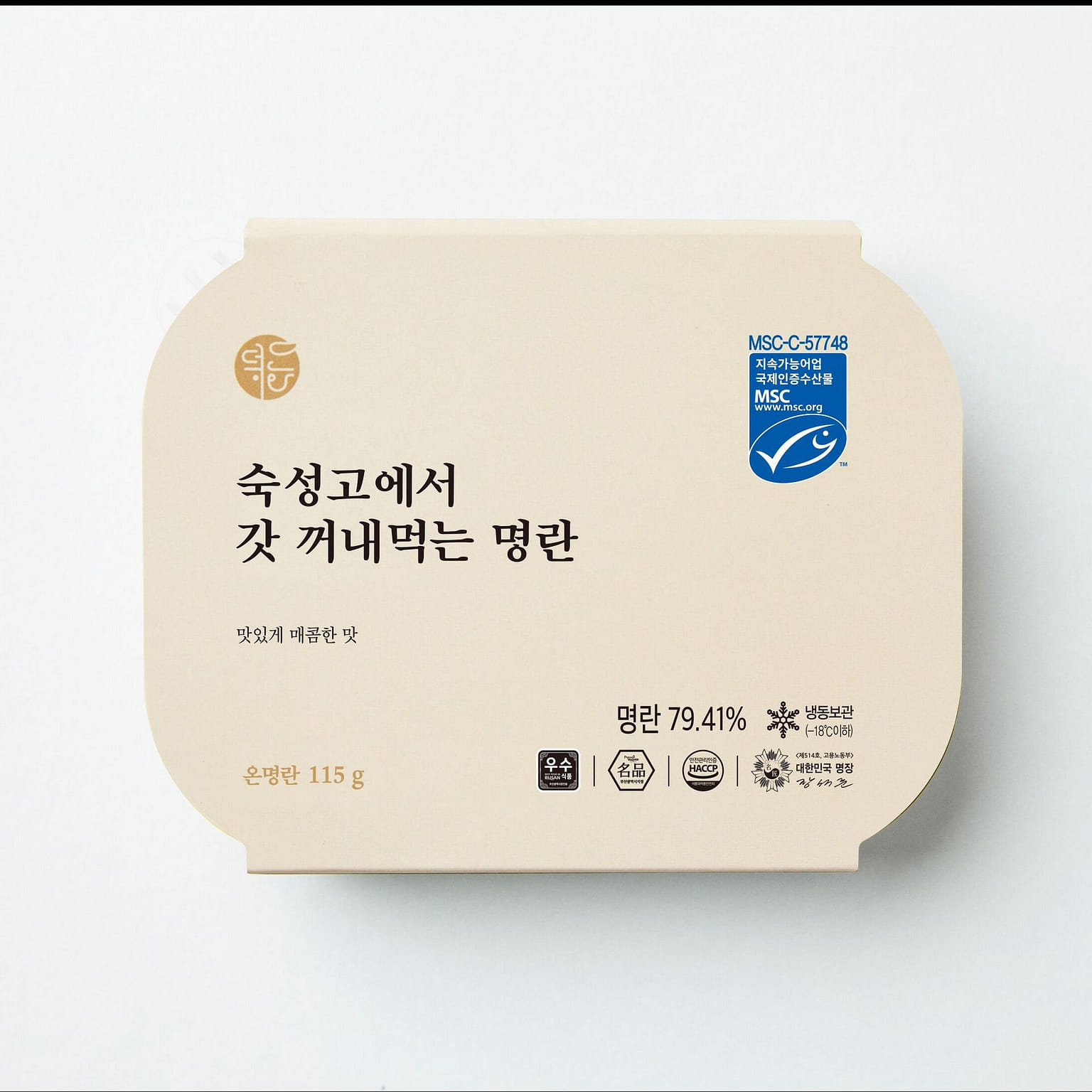덕화명란 시그니처 숙성고 명란 - 매운 맛  Spicy 110g, 115 그램