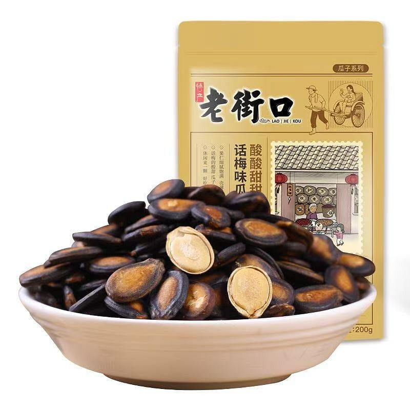 Laojiekouhua Plum-Flavoured Watermelon Seeds 200g 200 g