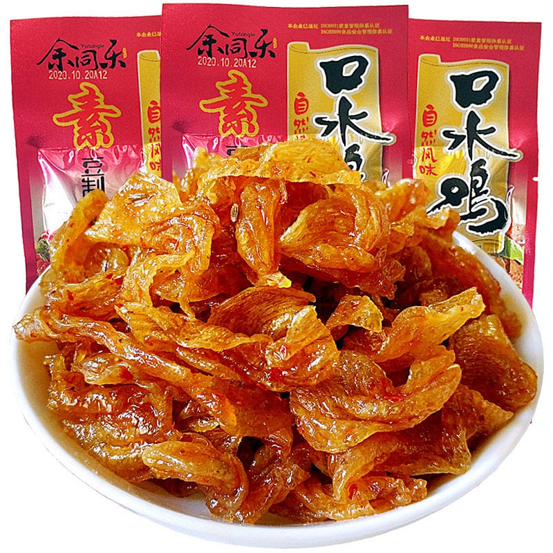Yu Tongle Spicy Chicken dried tofu20g*4bag 80 g