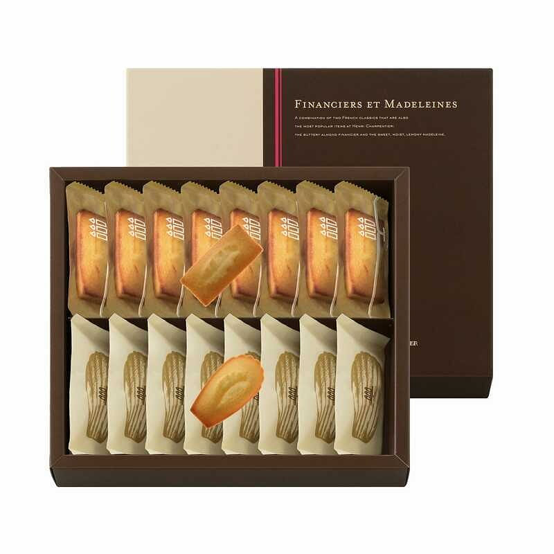 Henri Charpentier Financier Madeleine Cake Assortment 16pieces 1 box