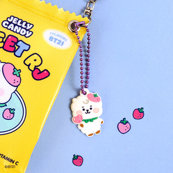 BT21 JELLY CANDY Baby Simple Keyring by BTS RJ 
