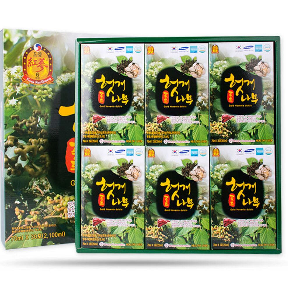 Korean Gold Hovenia Dulcis Healthy Drink 70ml x 30 30 カウント