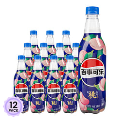 Pepsi White Peach Oolong Bottled 500 ml*12 pack