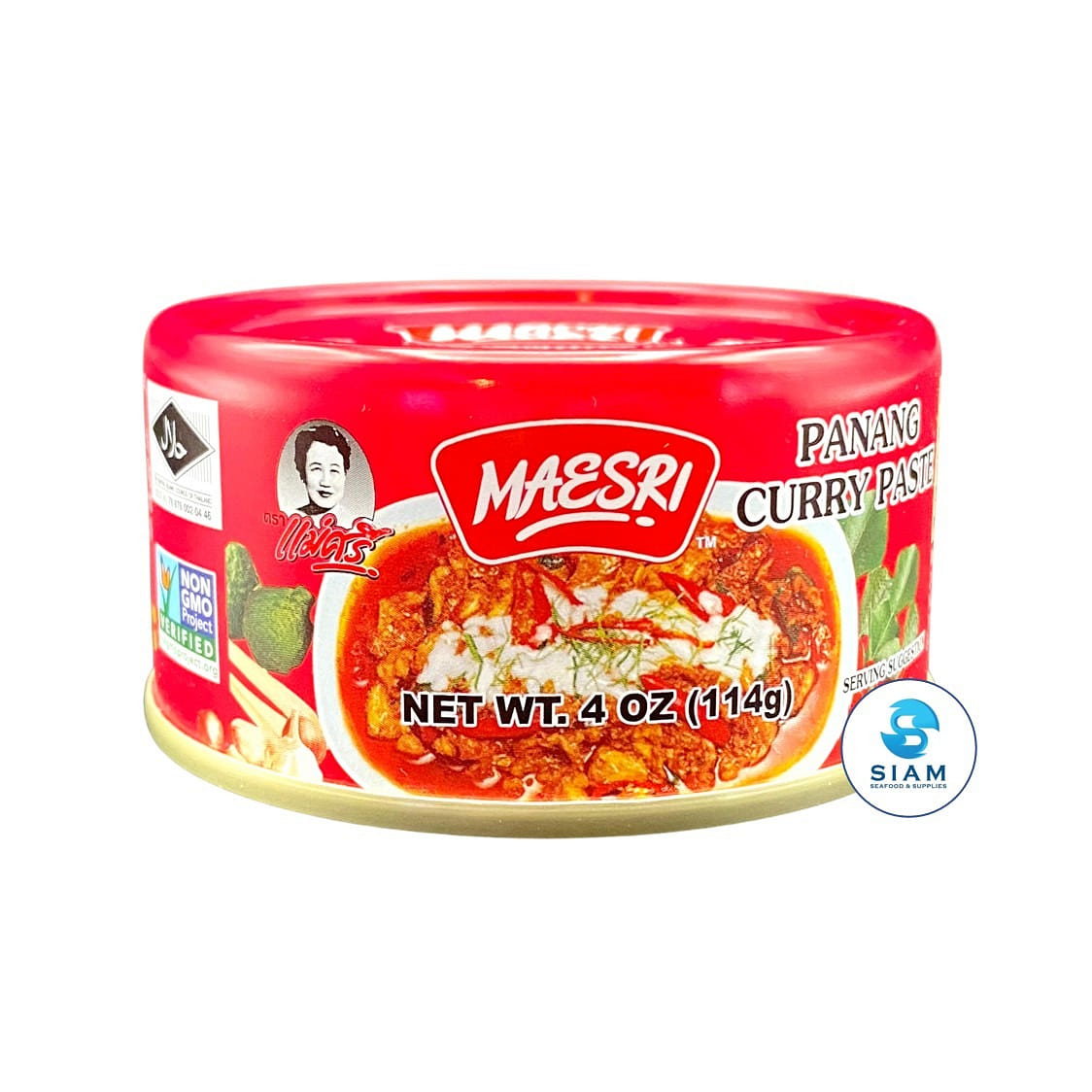 MaeSri Panang Curry Paste, Vegan & Gluten-Free 4 ออนซ์