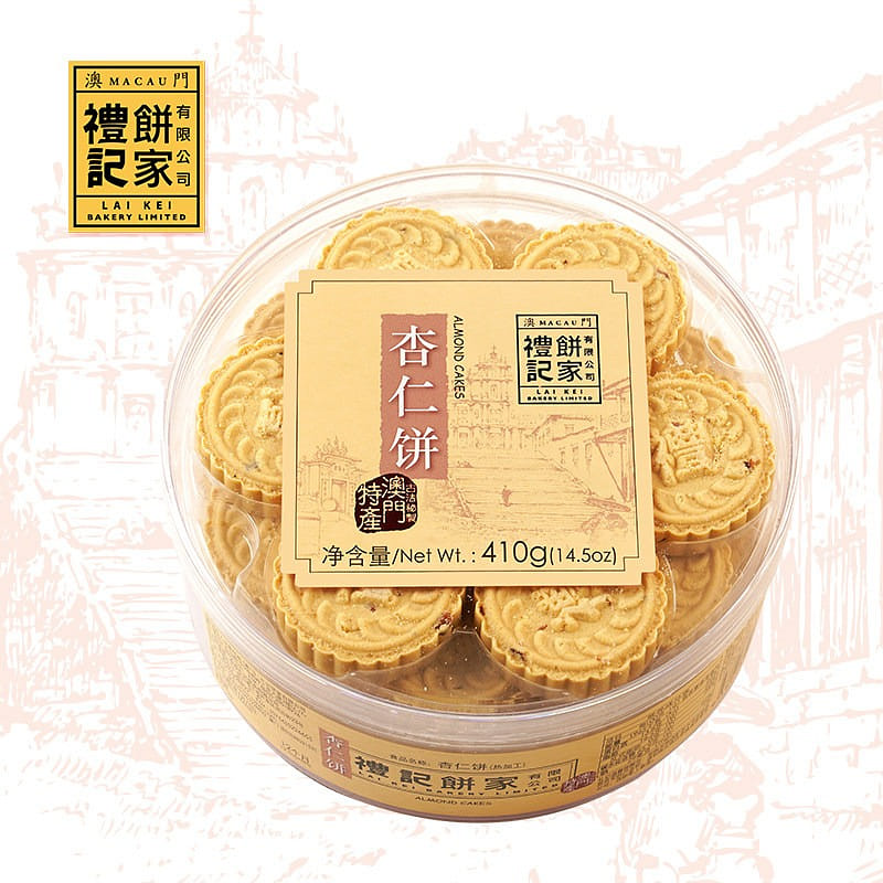 Lai Kei almond cake original flavor 410g 410 g